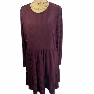 Philosophy Sweater Dress Maroon Women’s XL NWT